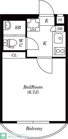 アサカシオン瀬田の物件間取画像
